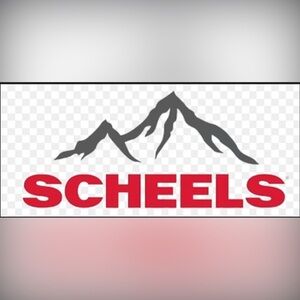 Unisex Gray/Black/Red Port & Co  / Scheels outdoor adventure crewneck, size L